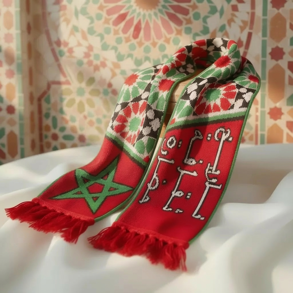 Écharpe Zellige Marocain - Collection Artisanale